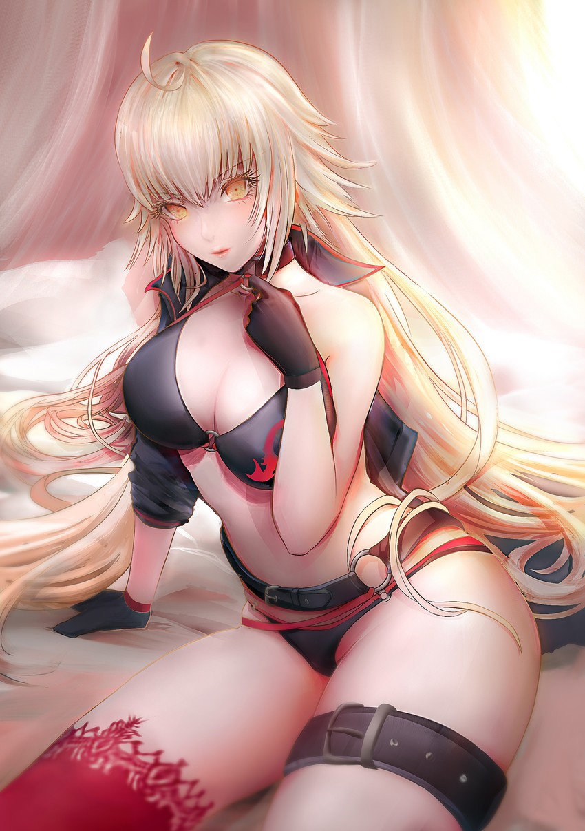 jeanne d'arc alter (fate and 1 more) drawn by pinkuempire