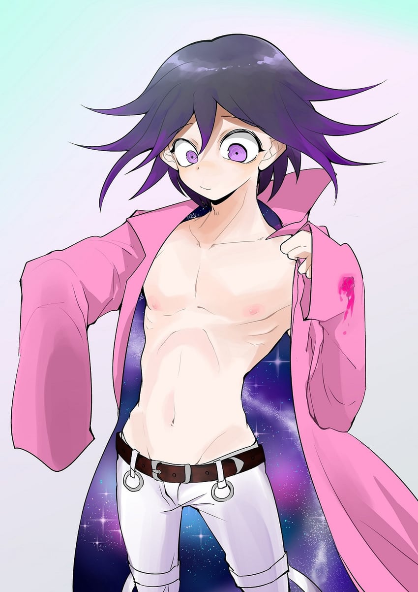 oma kokichi (danganronpa and 1 more) drawn by shachoo_(poco_poco)