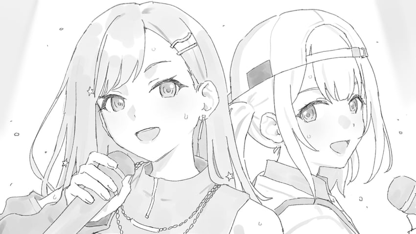 shiraishi an and azusawa kohane (project sekai) drawn by mikazuchi_zeus