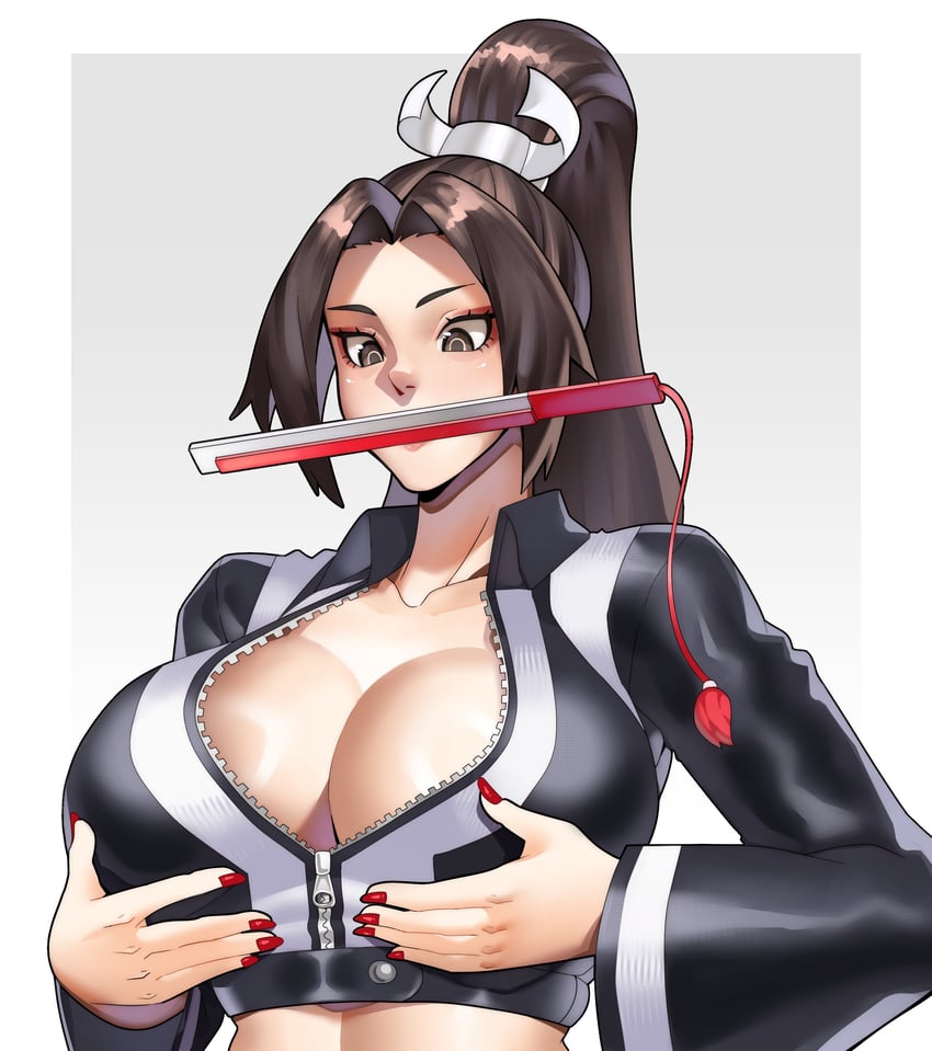 shiranui mai (street fighter and 5 more) drawn by whysoblau