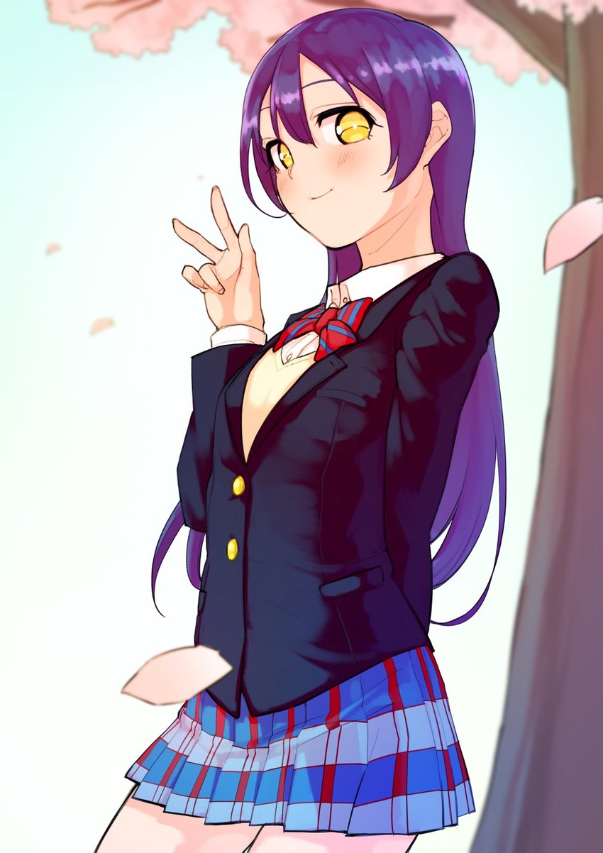 sonoda umi (love live! and 1 more) drawn by goe_(g-o-e)