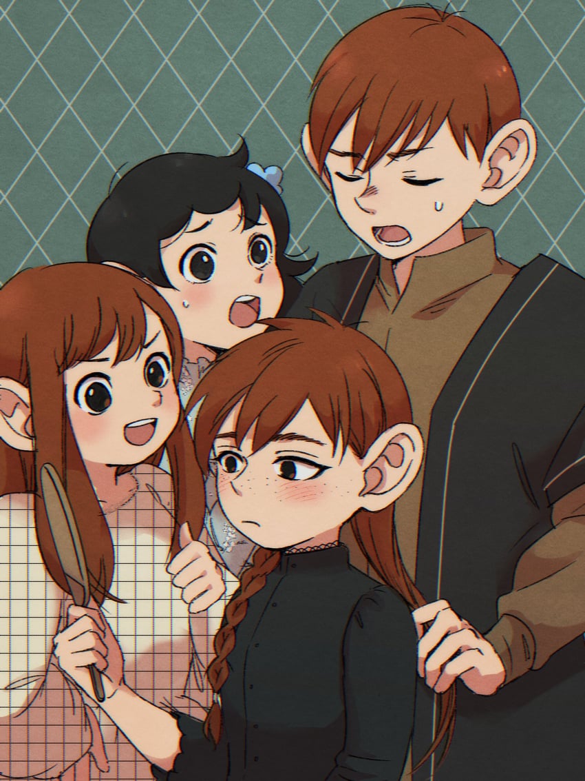 chilchuck tims, mayjack, fullertom, and packpatty (dungeon meshi) drawn by tama_._kogifu