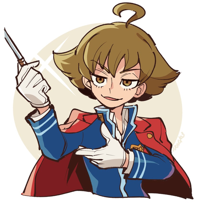 eustace winner (ace attorney and 2 more) drawn by nono_(norabi)