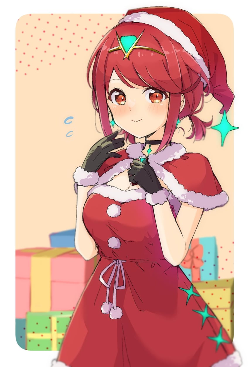 pyra (xenoblade chronicles and 1 more) drawn by bafarin