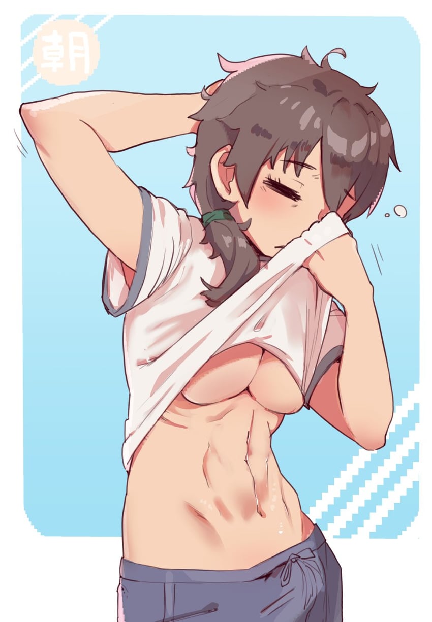 hatenash tachinami (original and 1 more) drawn by okitaima