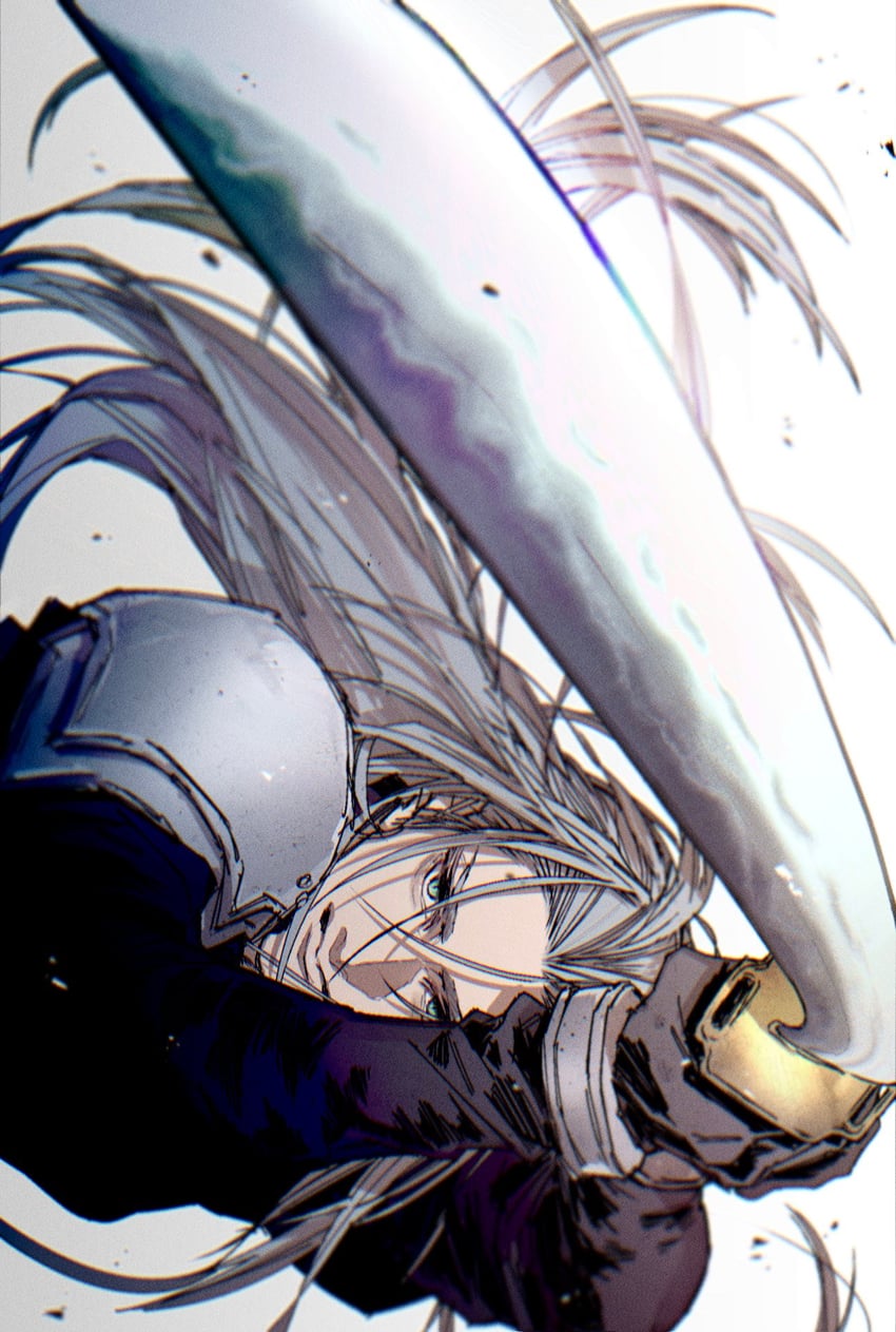 sephiroth (final fantasy and 2 more) drawn by inuue15