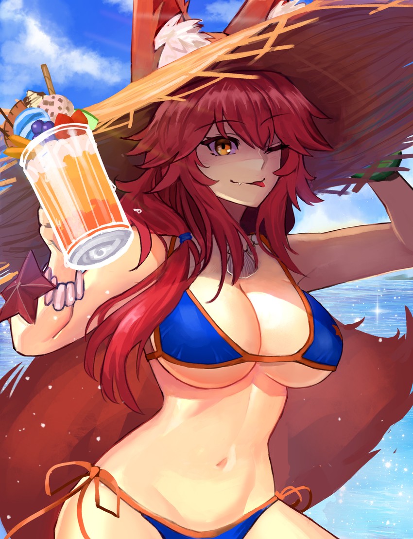 tamamo and tamamo no mae (fate and 1 more) drawn by hibarikyoya_namimori