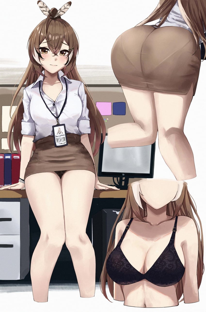 nanashi mumei (hololive and 1 more) drawn by vicarious