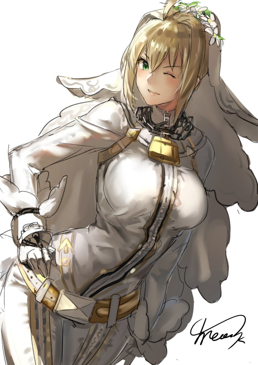 nero claudius (fate and 2 more) drawn by three_k_(spiritus_no_honoo)