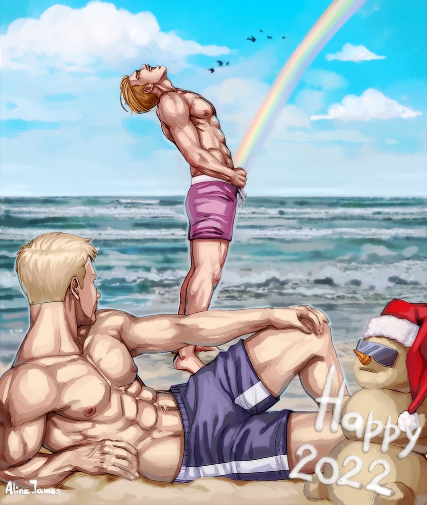 reiner braun and porco galliard (shingeki no kyojin) drawn by adelheid_(moschiola)