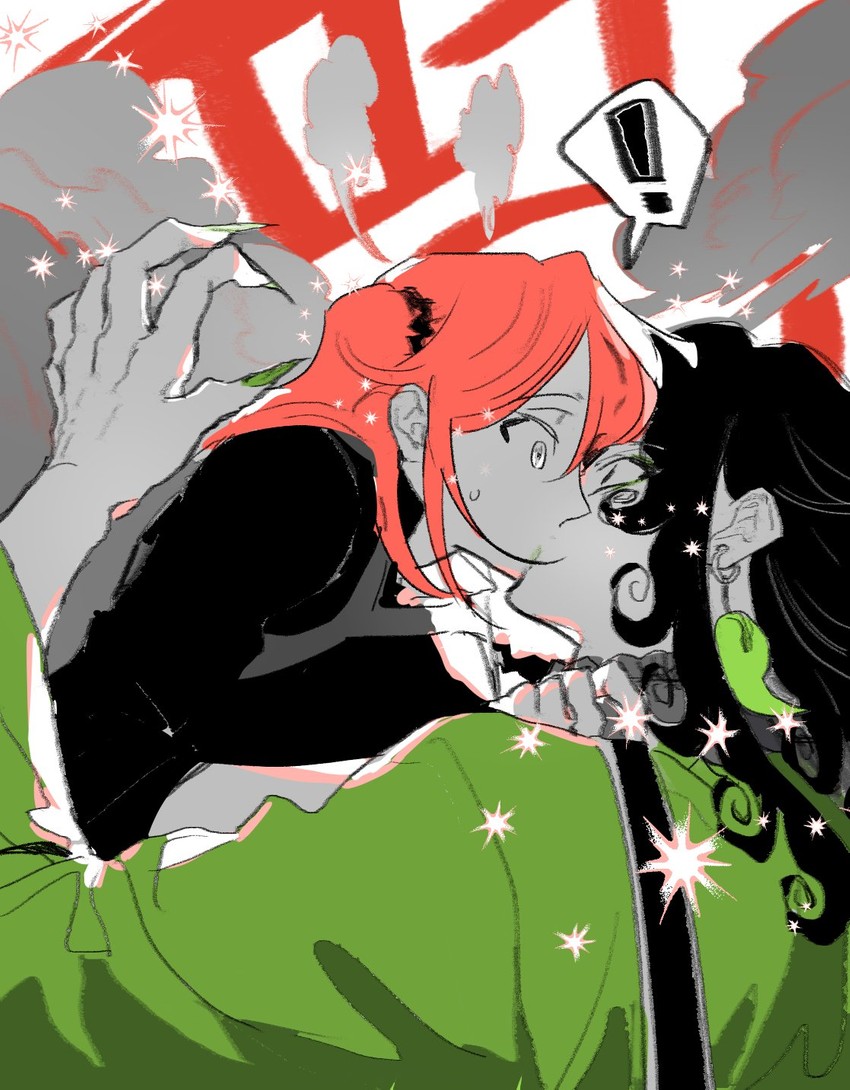 fujimaru ritsuka and ashiya douman (fate and 1 more) drawn by nanminlum_(xkfdhrgofk)