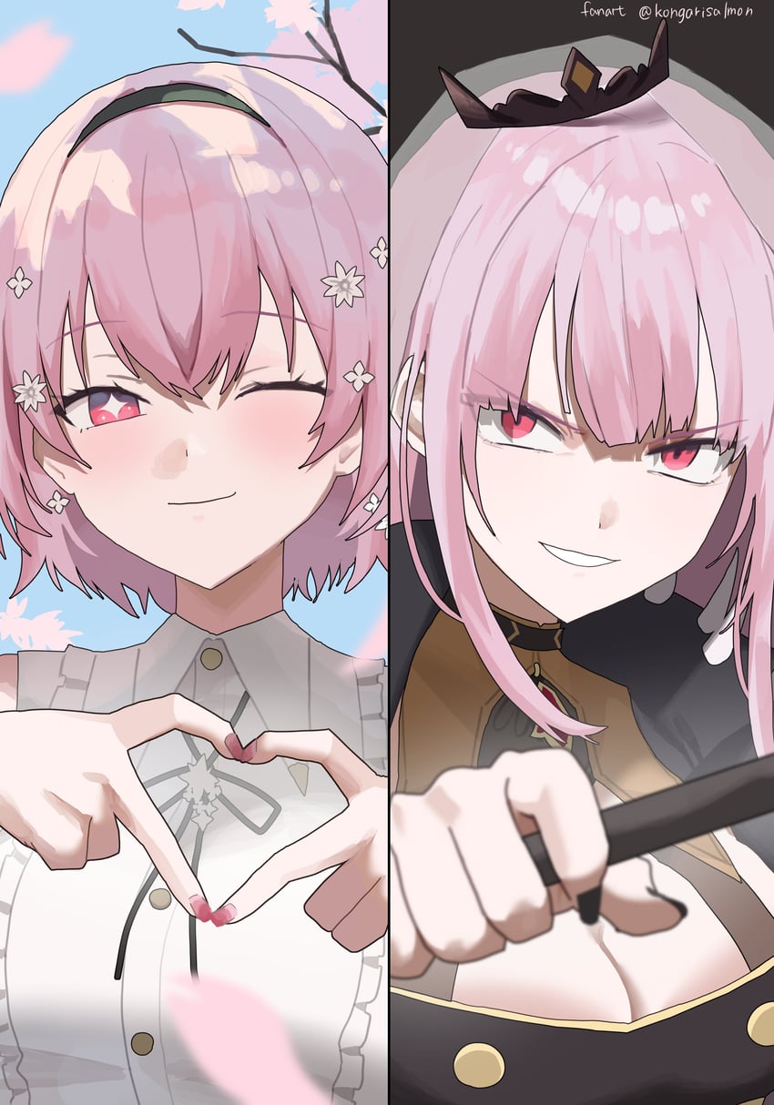 mori calliope (hololive and 1 more) drawn by kongarisalmon