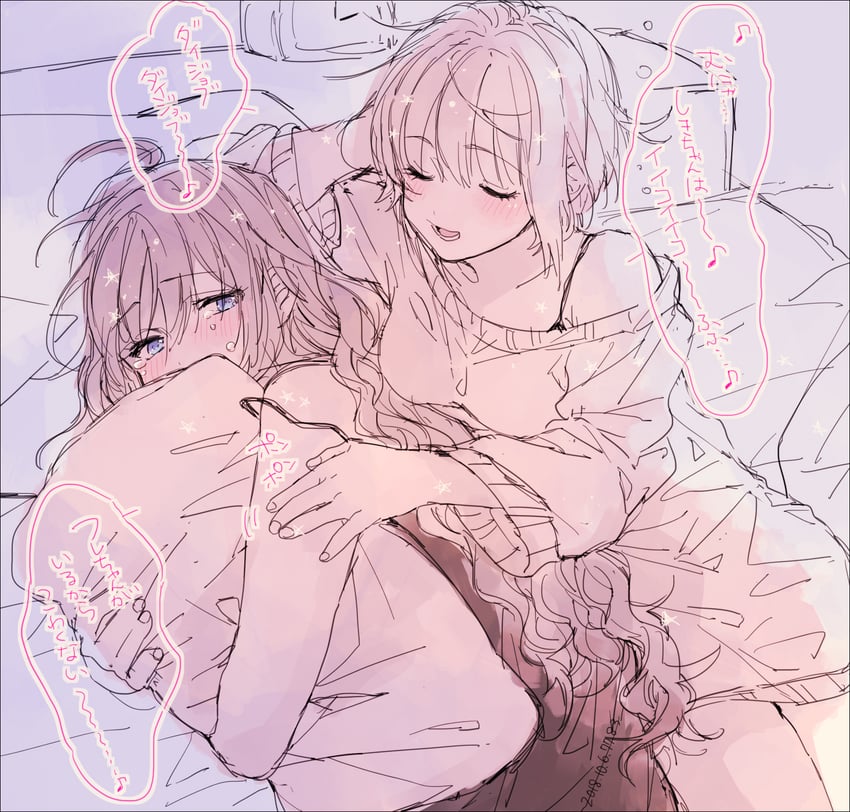ichinose shiki and miyamoto frederica (idolmaster and 1 more) drawn by amane_(7783)