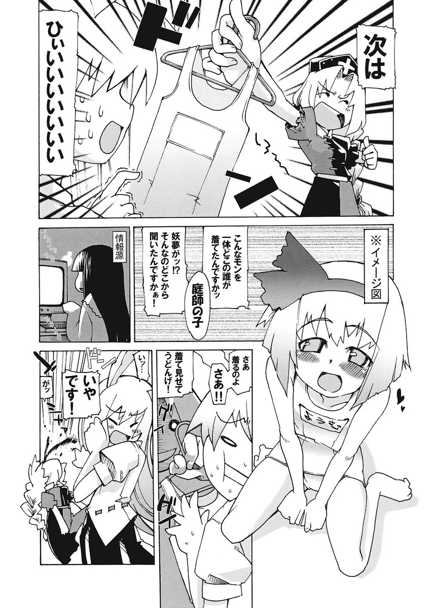 konpaku youmu, reisen udongein inaba, houraisan kaguya, and yagokoro eirin (touhou) drawn by gengorou