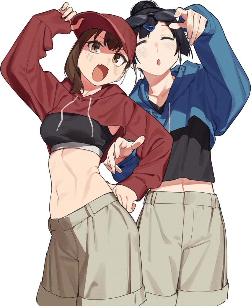 kotobuki hisako and terui arisu (seitokai ni mo ana wa aru!) drawn by muchi_maro
