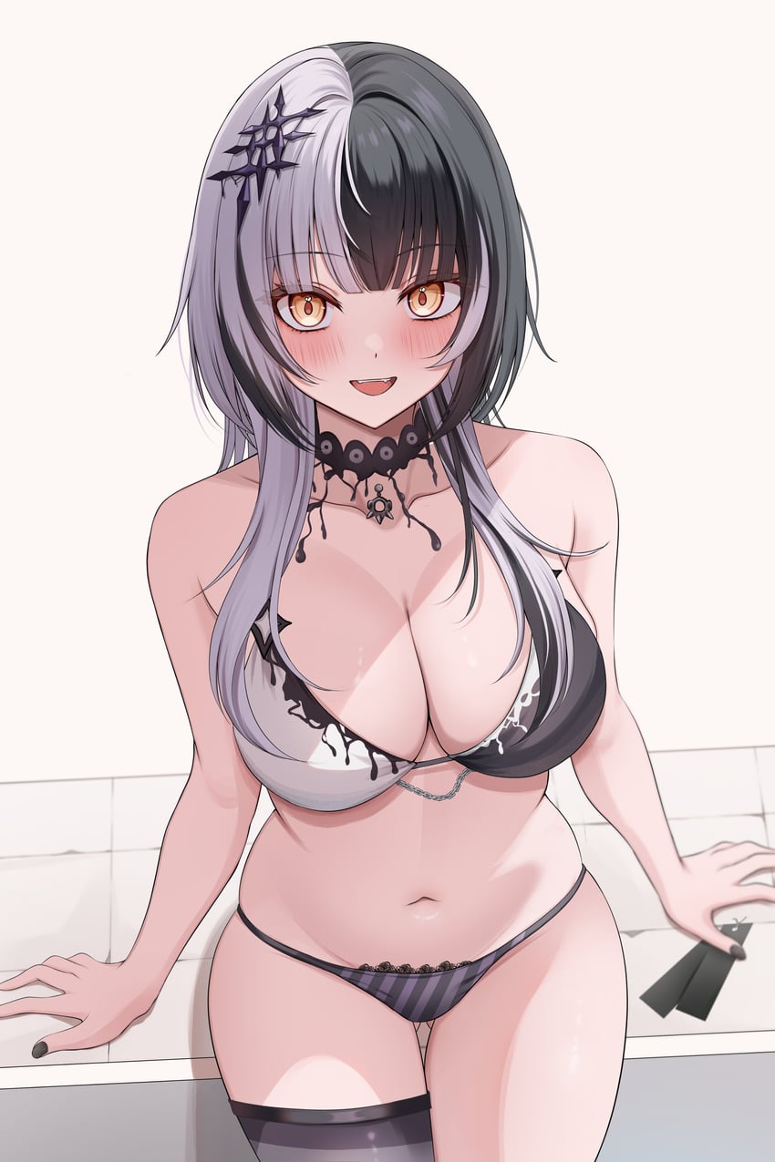 shiori novella (hololive and 1 more) drawn by 7nopi