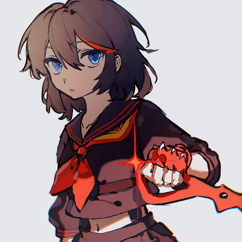 matoi ryuuko and senketsu (kill la kill) drawn by makucrp
