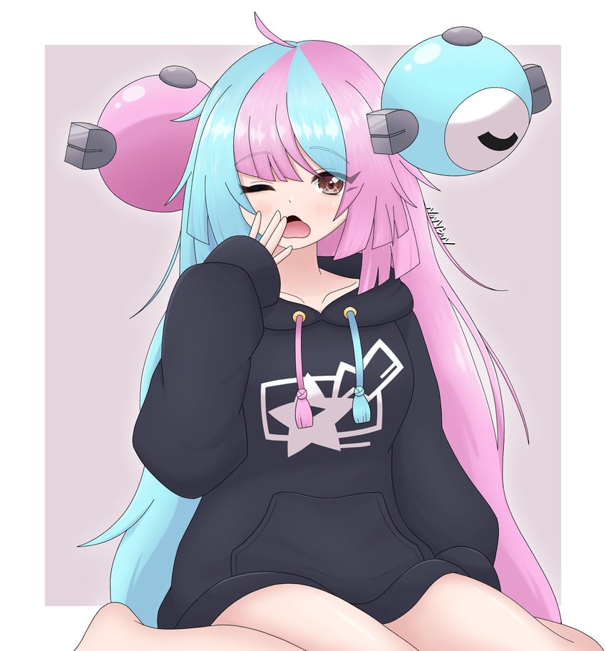 iono and magnemite (pokemon and 1 more) drawn by novabunvt