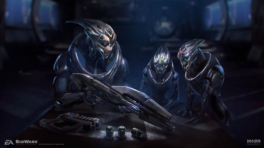 mass effect and 3 more drawn by ben_lo