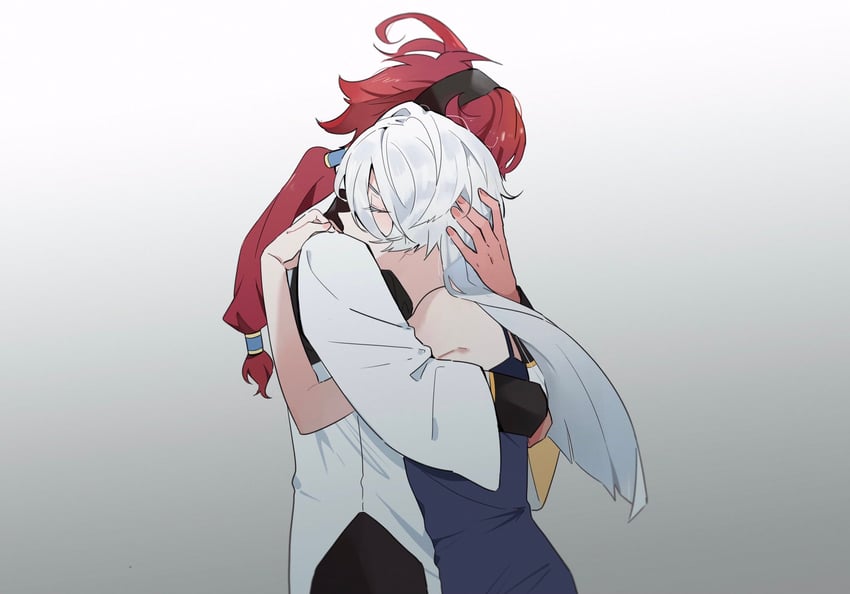 suletta mercury and miorine rembran (gundam and 1 more) drawn by knightym22