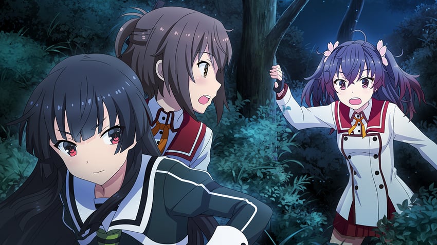 etou kanami, juujou hiyori, and asakura mihono (toji no miko and 1 more)