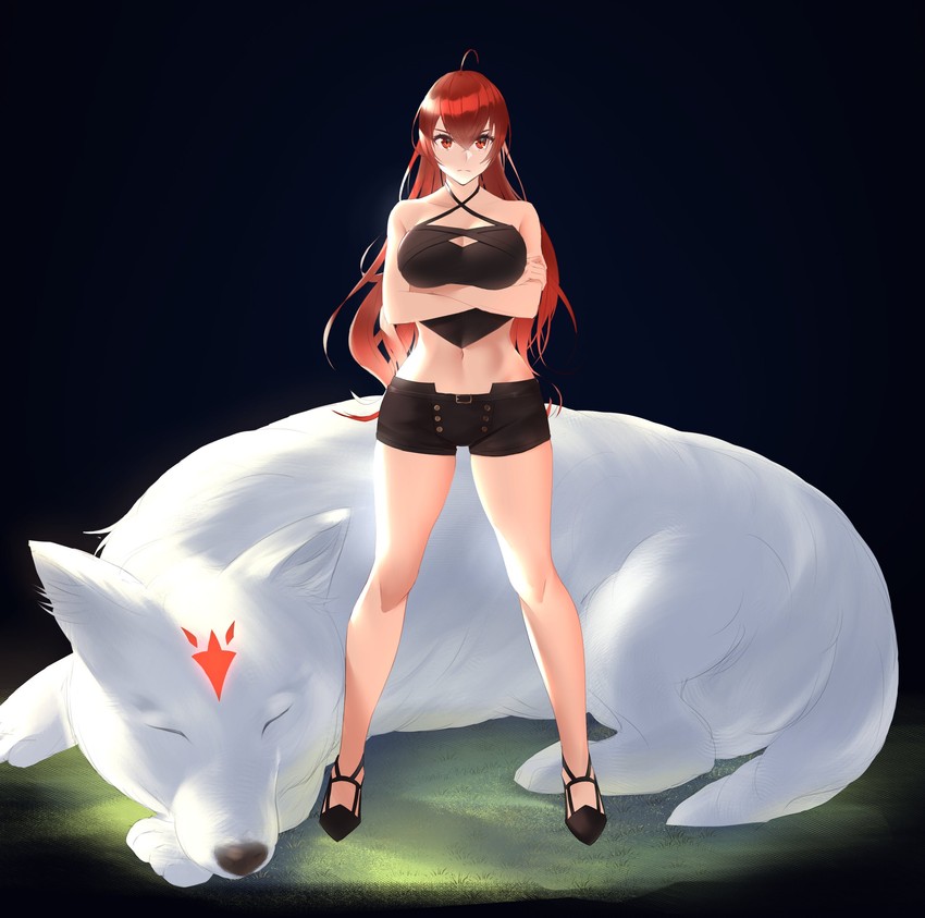 eris greyrat and leo (mushoku tensei) drawn by rausu_(undeadmachine)