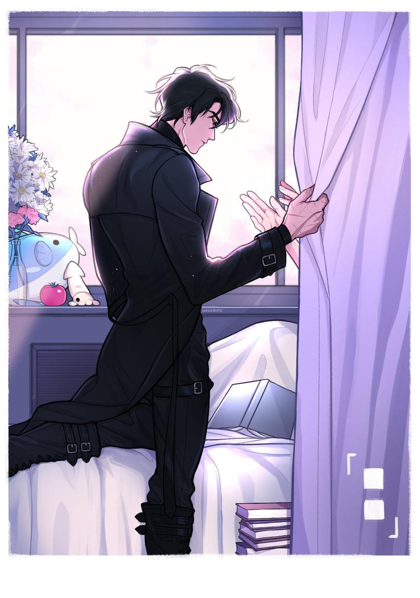 kim dokja and yoo joonghyuk (omniscient reader's viewpoint) drawn by wakerife