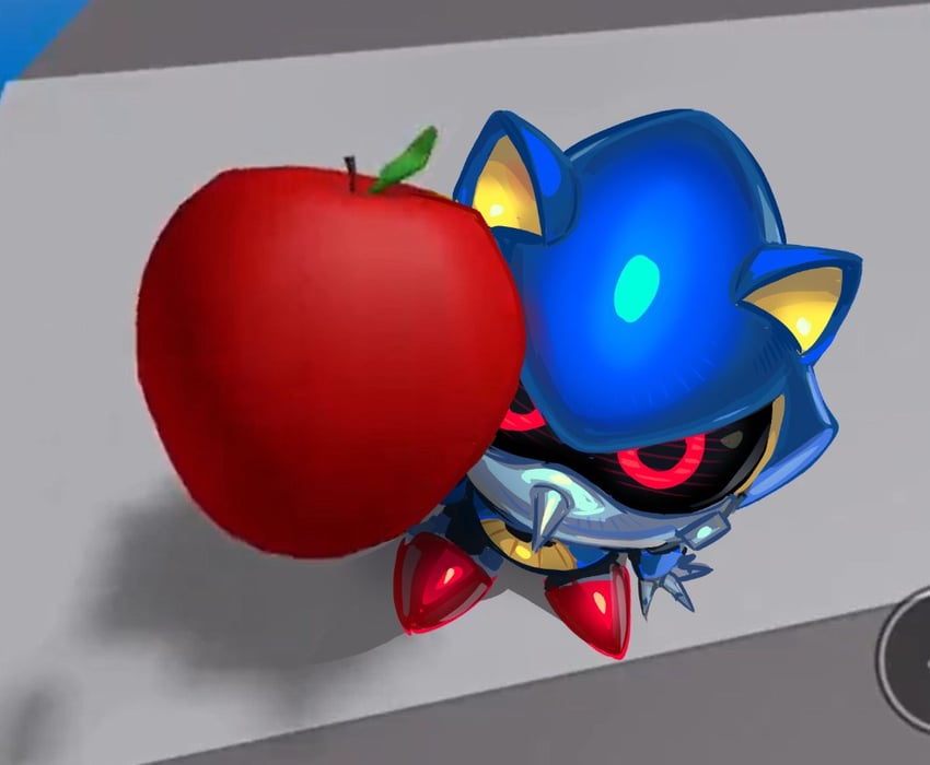 metal sonic (sonic and 1 more) drawn by holographicros3