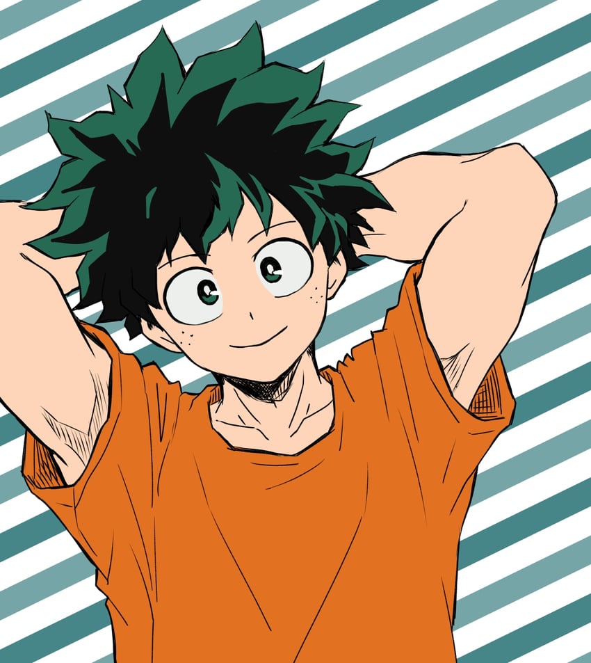 midoriya izuku (boku no hero academia) drawn by no_control