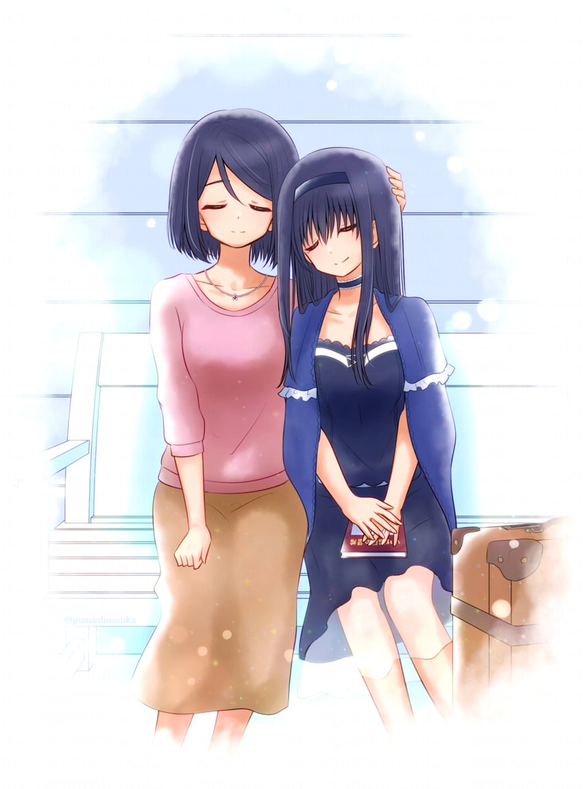 kushima kamome and kushima sagi (summer pockets) drawn by gomasho_asuka