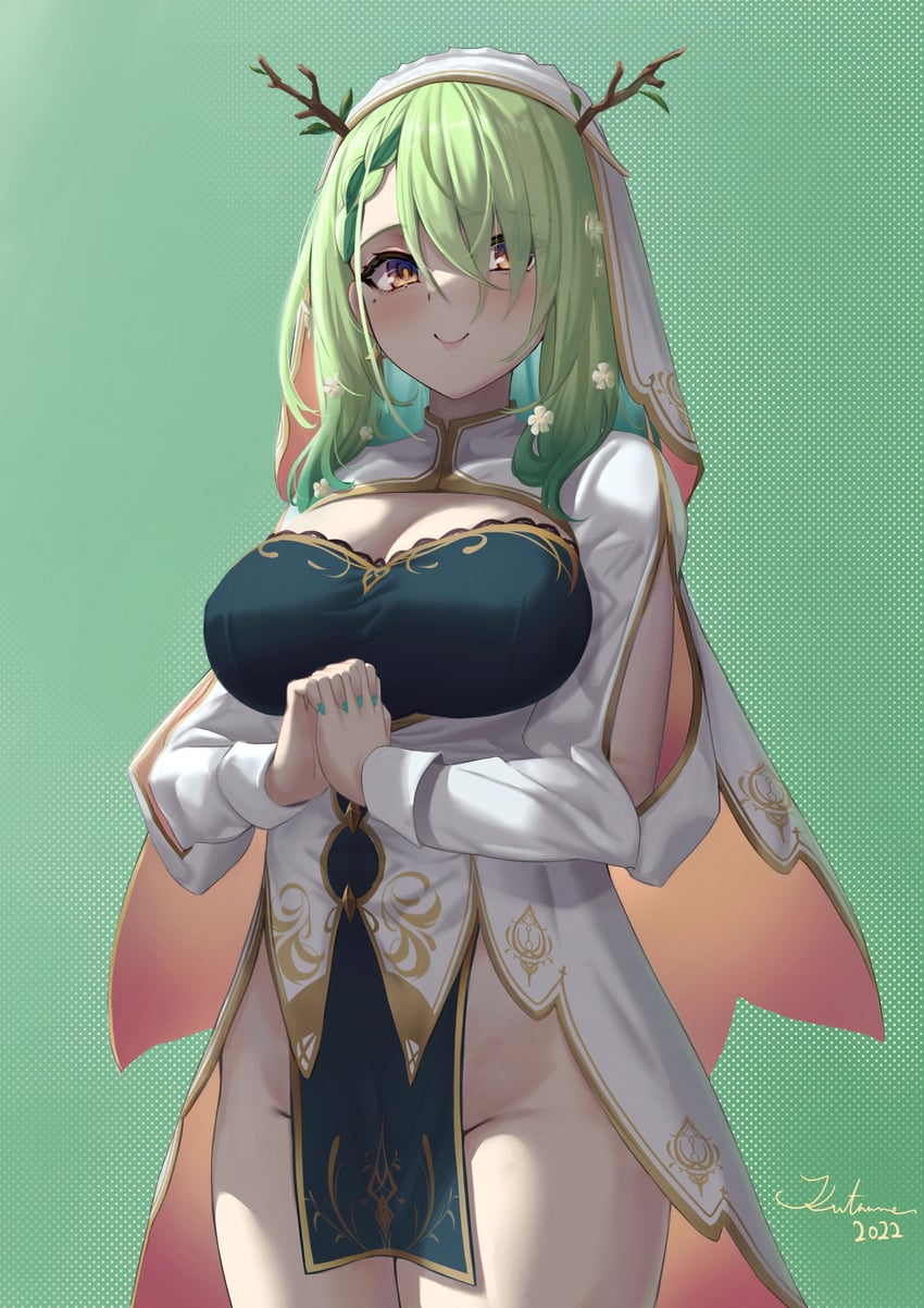 ceres fauna (hololive and 1 more) drawn by kuutamo