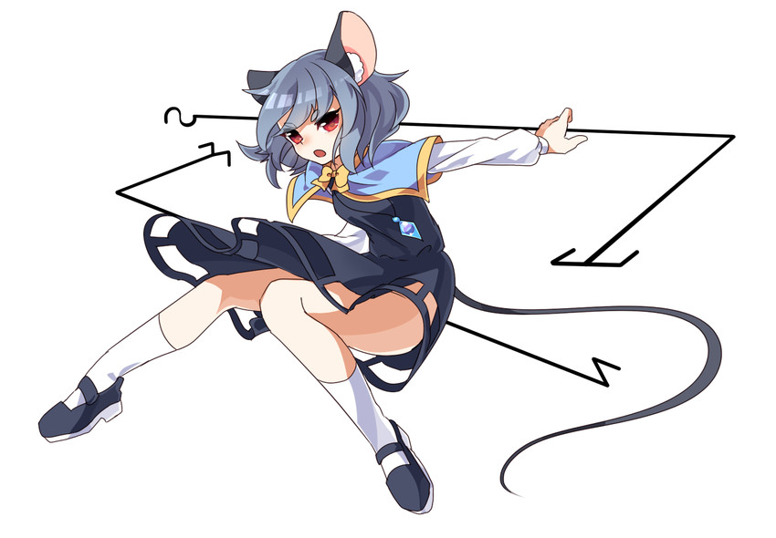 nazrin (touhou and 1 more) drawn by kozakura_(dictionary)