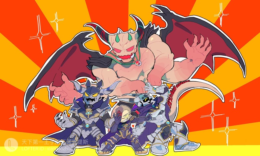 garland, jack garland, and chaos (final fantasy and 3 more) drawn by max_kill_sh4