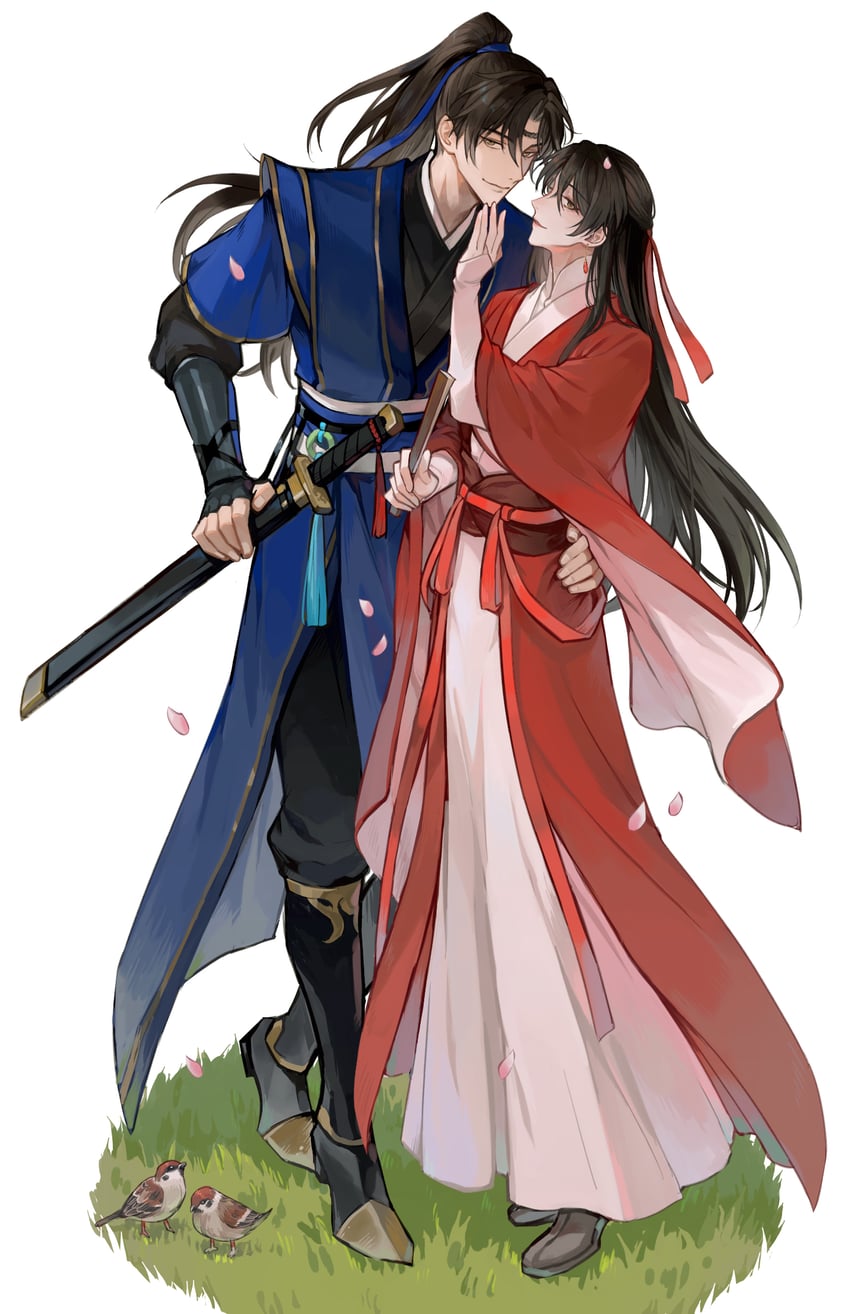 shen zechuan and xiao chiye (qiang jin jiu) drawn by jiayi_yeya