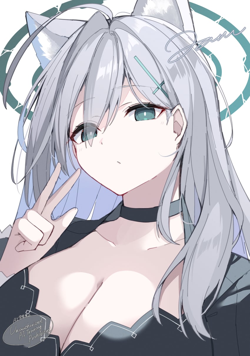 shiroko and shiroko terror (blue archive) drawn by jam_(jamjam777)