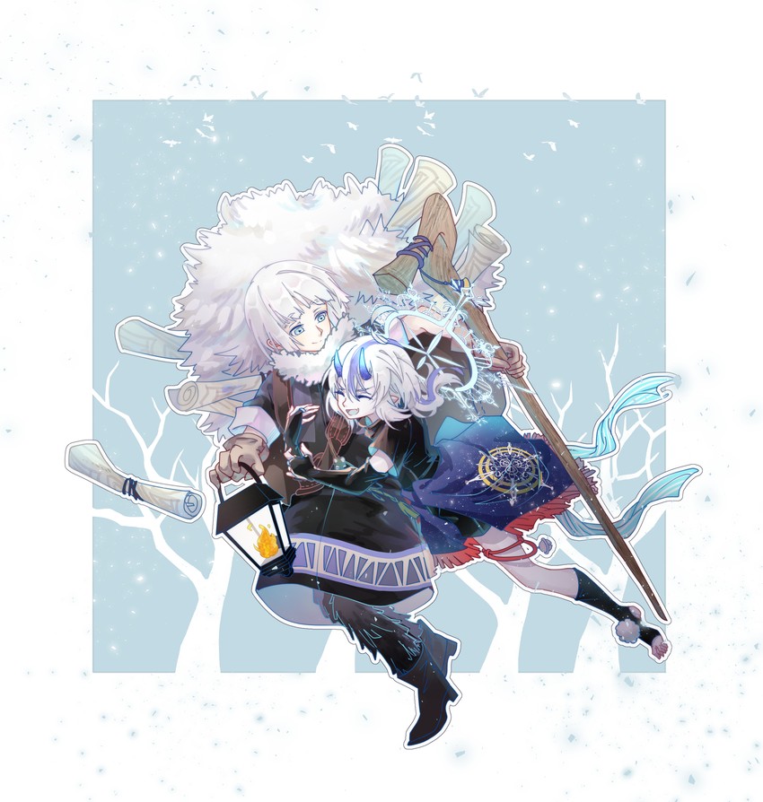 nomis (pixiv fantasia and 1 more) drawn by laey