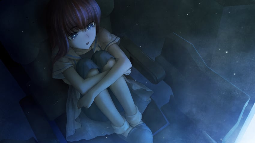 shiina kagari (steins;gate and 1 more) drawn by huke