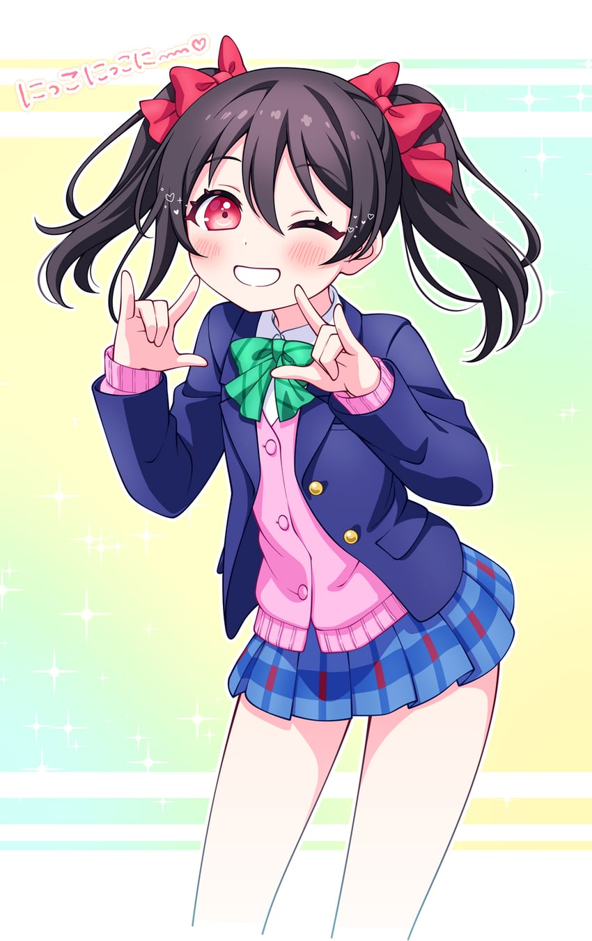 yazawa nico (love live! and 1 more) drawn by himemiya_chiharu