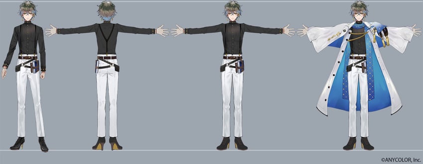 ike eveland (nijisanji and 1 more) drawn by tcb