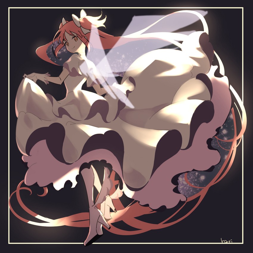 kaname madoka and ultimate madoka (mahou shoujo madoka magica) drawn by hari611