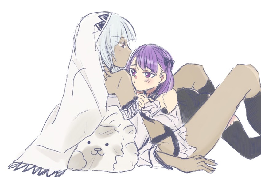 helena blavatsky, altera, and thomas edison (fate and 1 more) drawn by mikawa_kuroton