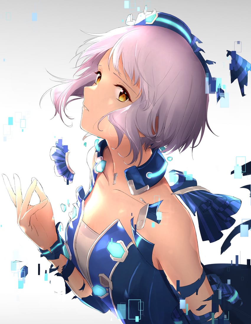 makabe mizuki (idolmaster and 2 more) drawn by homco