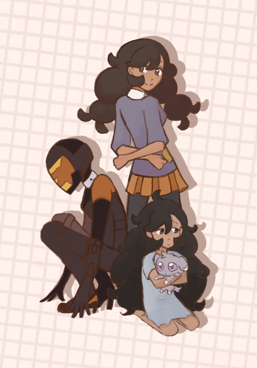 espurr, emma, and essentia (pokemon and 1 more) drawn by marcy_(offthem00n)