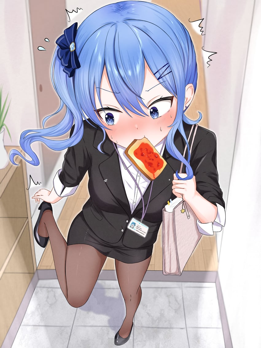 hoshimachi suisei (hololive and 1 more) drawn by aresiasitennou