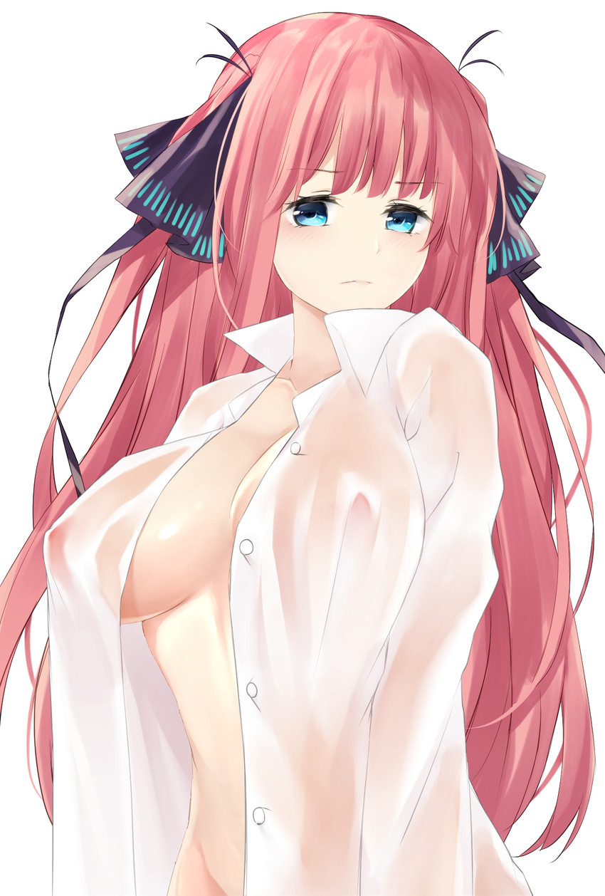 nakano nino (go-toubun no hanayome) drawn by ririka_(ab-yuri)