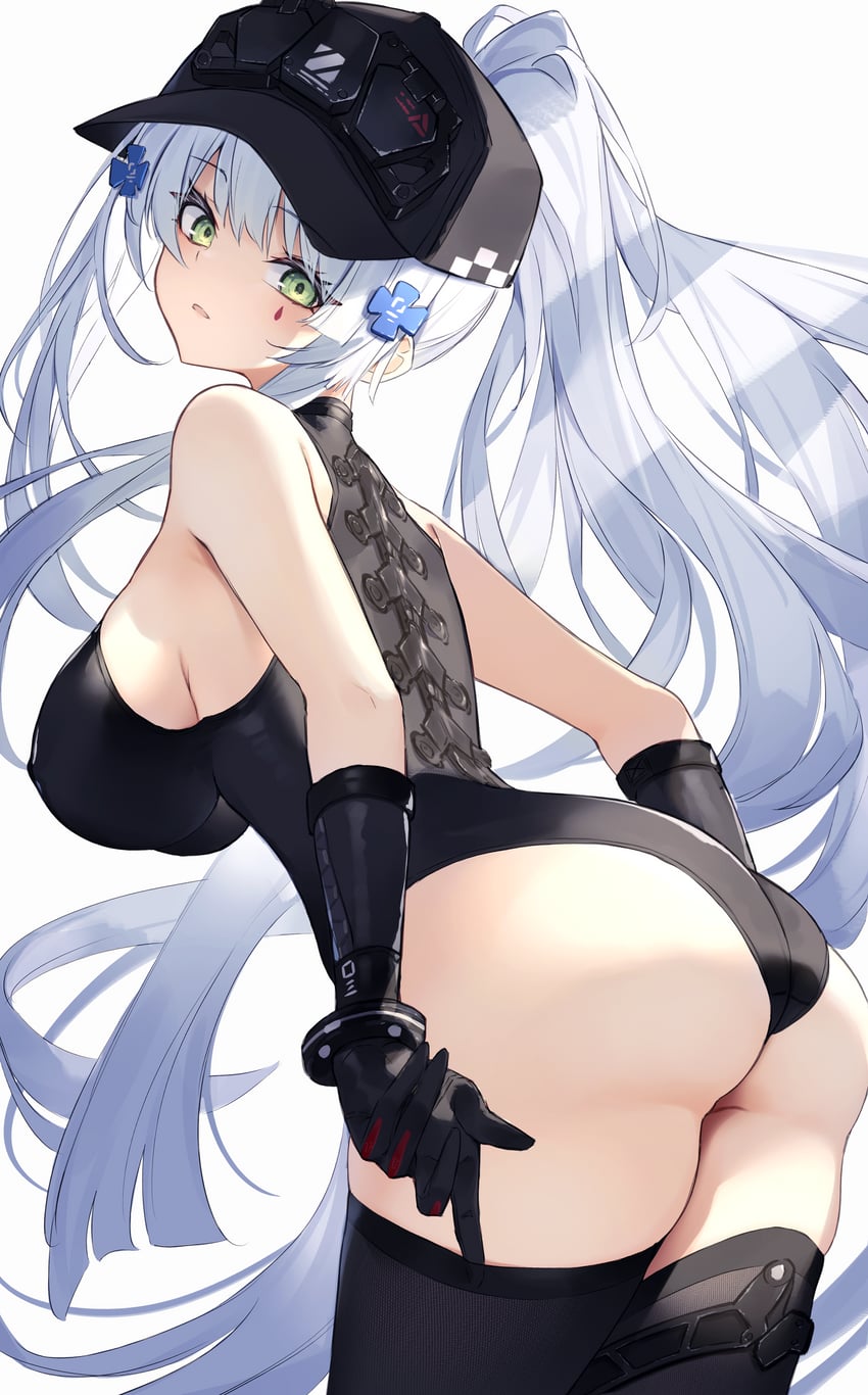 hk416 and klukai (girls' frontline and 1 more) drawn by diieru