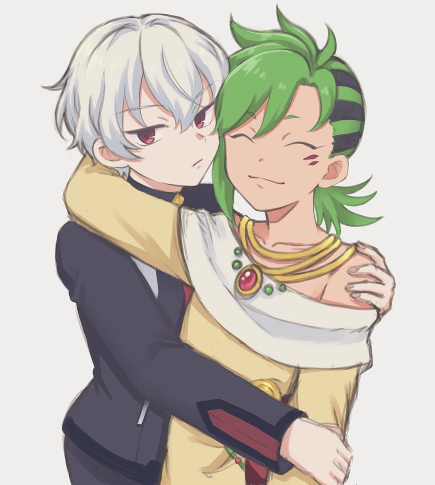 mauro abelard and yonazuki luca (shadowverse) drawn by riku_son