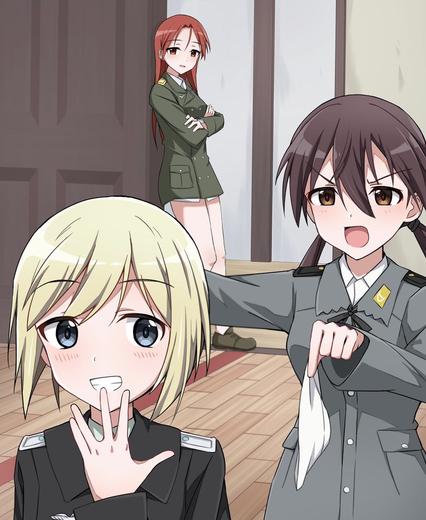 minna-dietlinde wilcke (world witches series and 1 more) drawn by emu_1316