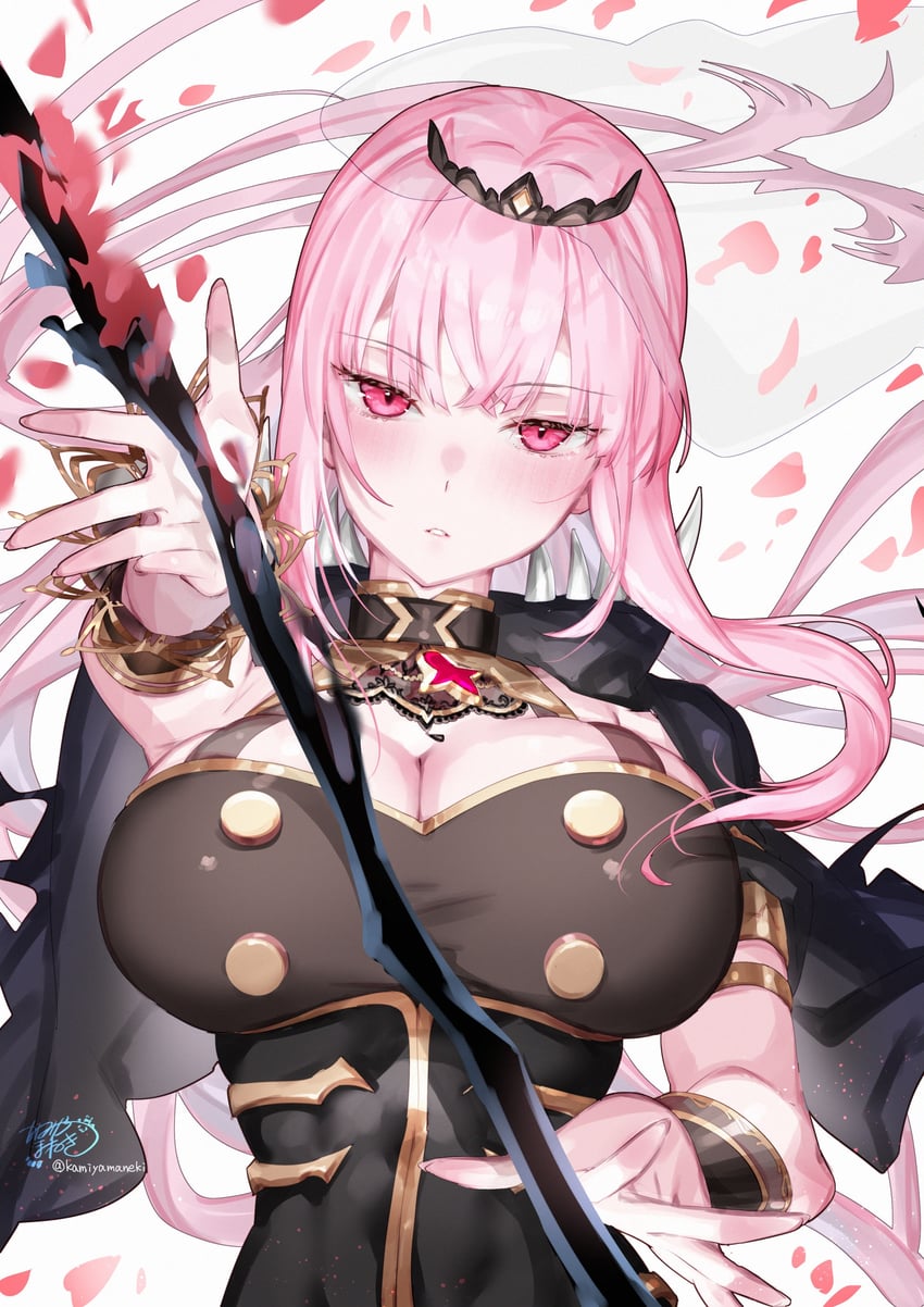mori calliope (hololive and 1 more) drawn by kamiya_maneki