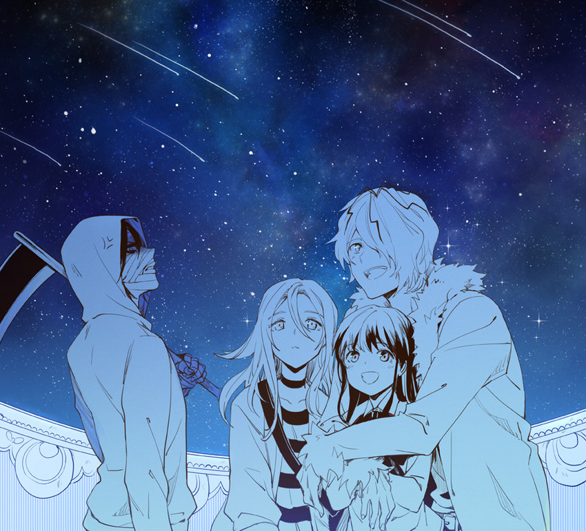 ib, garry, rachel gardner, and isaac foster (ib and 1 more) drawn by runia